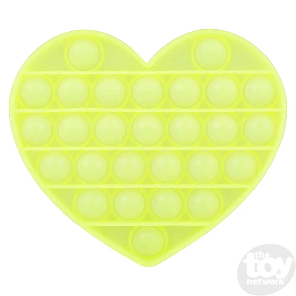 Glow In The Dark 5" Bubble Poppers Stress Reliever, Bubble Popping - Random Style Pick (1 Pcs)