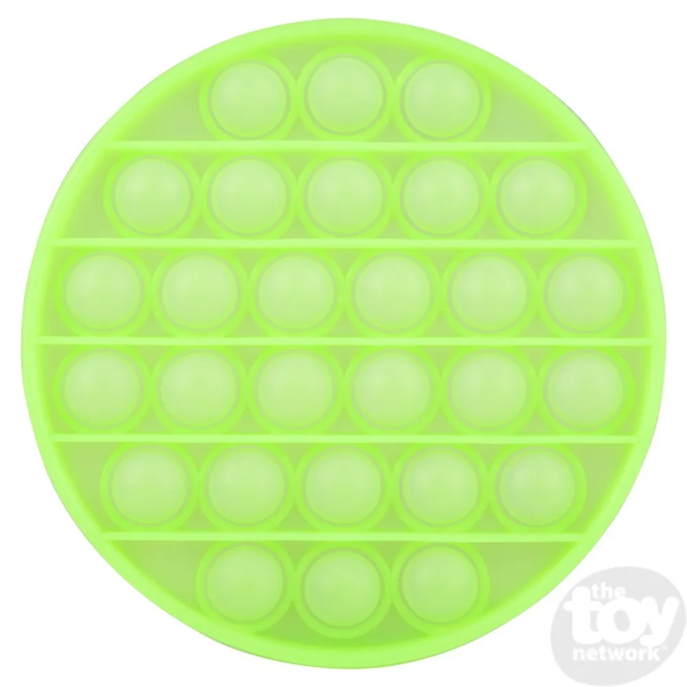 Glow In The Dark 5" Bubble Poppers Stress Reliever, Bubble Popping - Random Style Pick (1 Pcs)