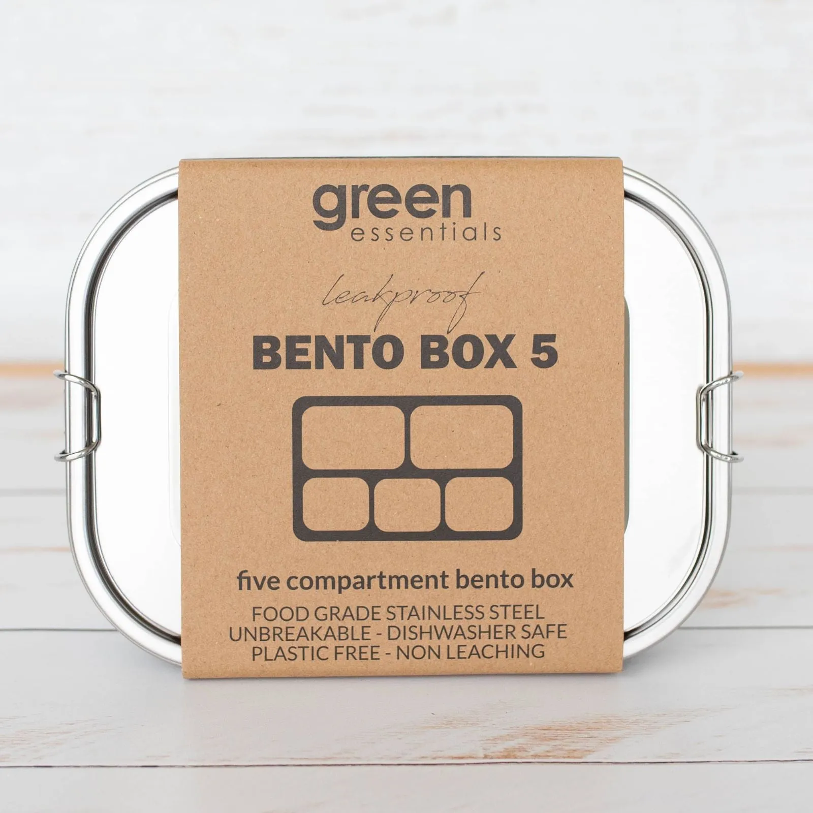 Green Essentials Stainless Steel Leakproof Bento Box 5