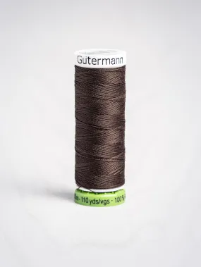 Gütermann All Purpose rPET Recycled Thread - Very Dark Brown 694