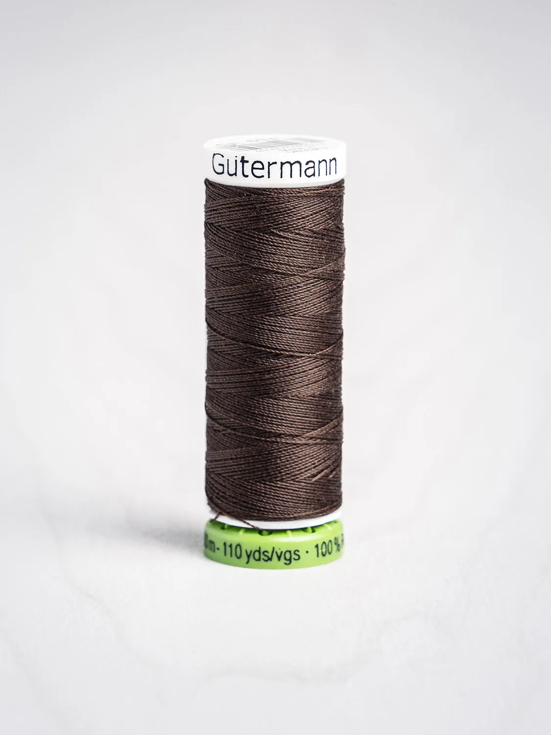 Gütermann All Purpose rPET Recycled Thread - Very Dark Brown 694