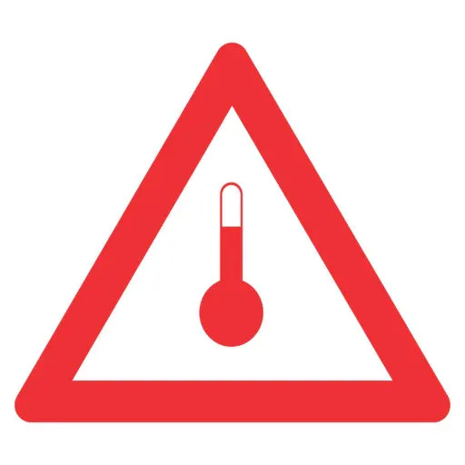 Hazchem Sign - Elevated Temperature
