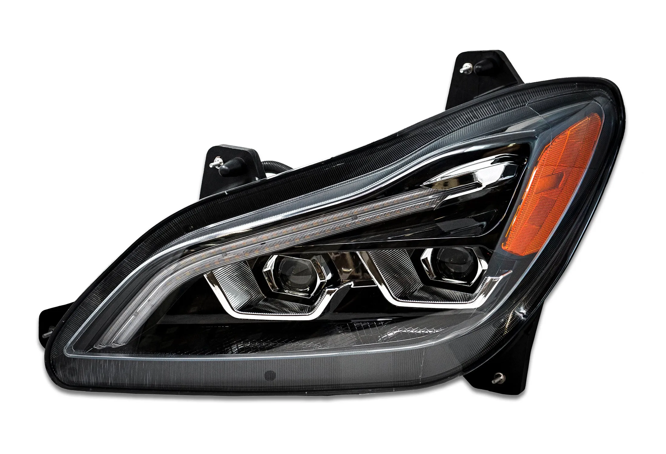 Headlight LED Black Driver 2022 2023  Kenworth T680 Next Gen
