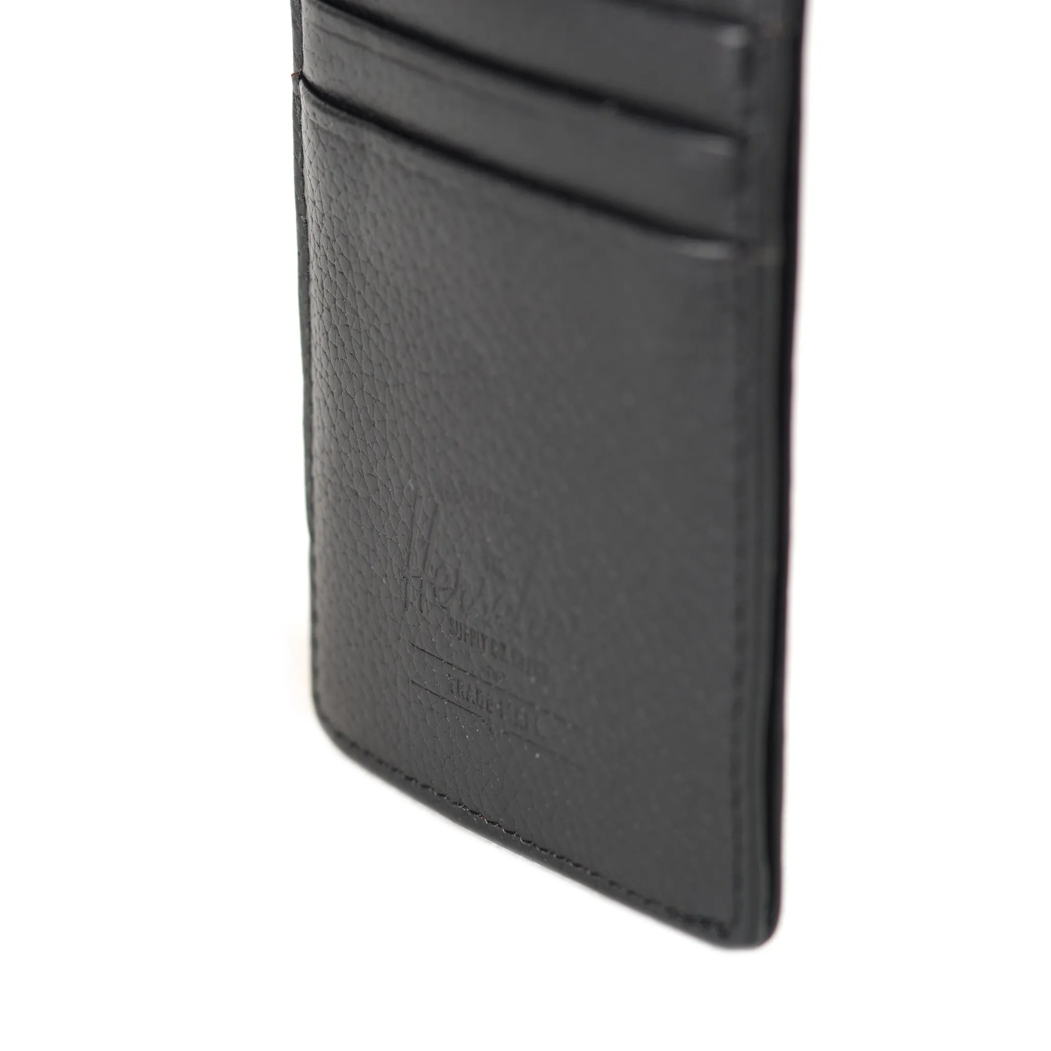 Herschel Supply Raven Wallet - Black Leather