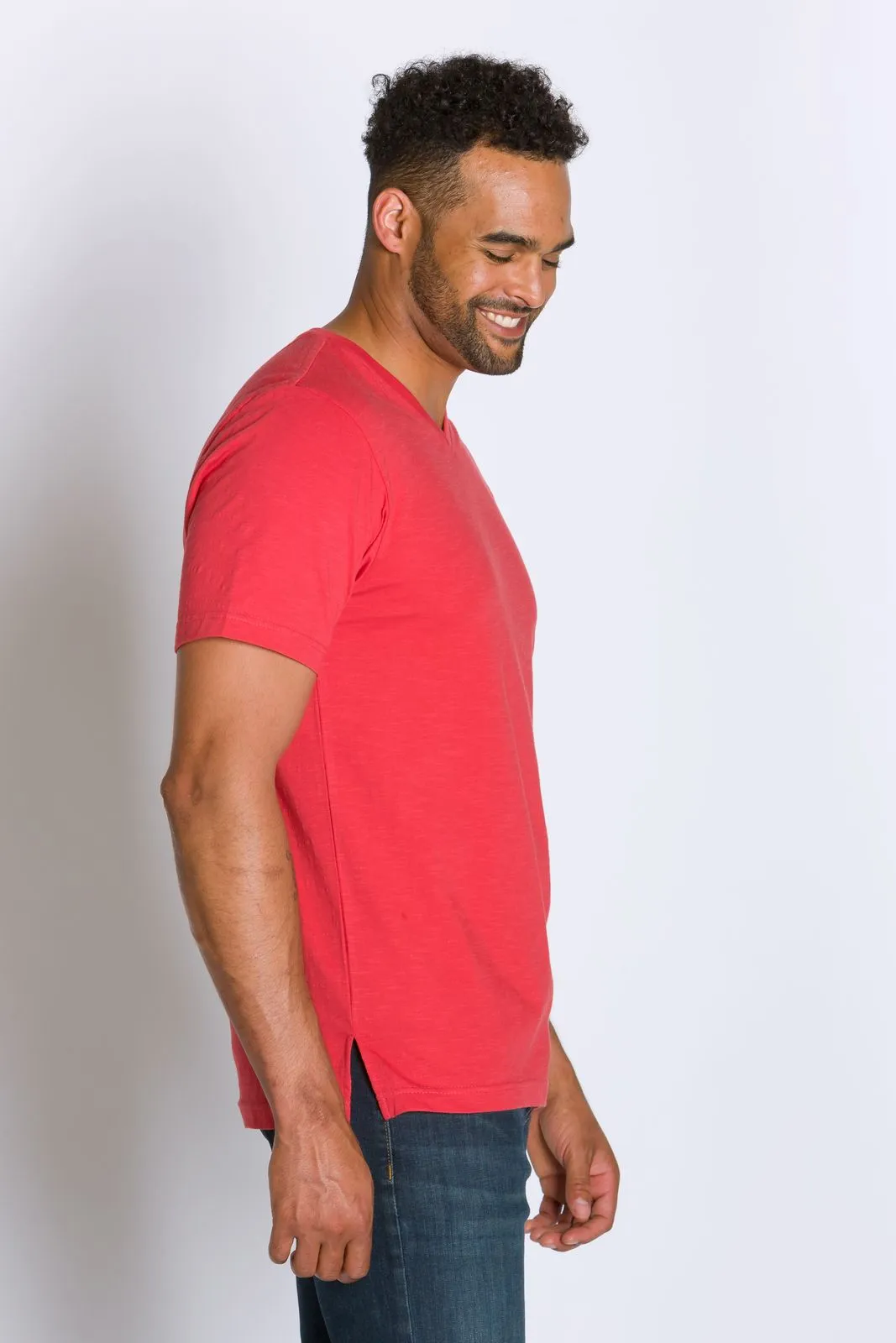 Jamie | Men's Cotton Slub Short Sleeve Top