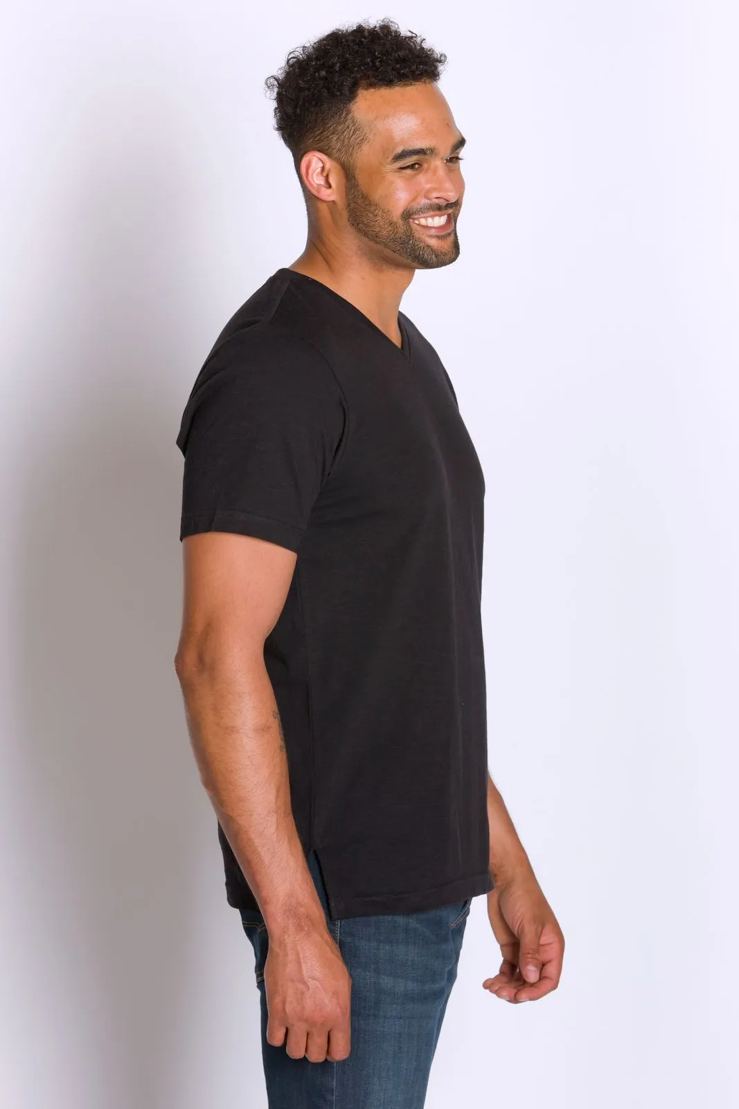 Jamie | Men's Cotton Slub Short Sleeve Top
