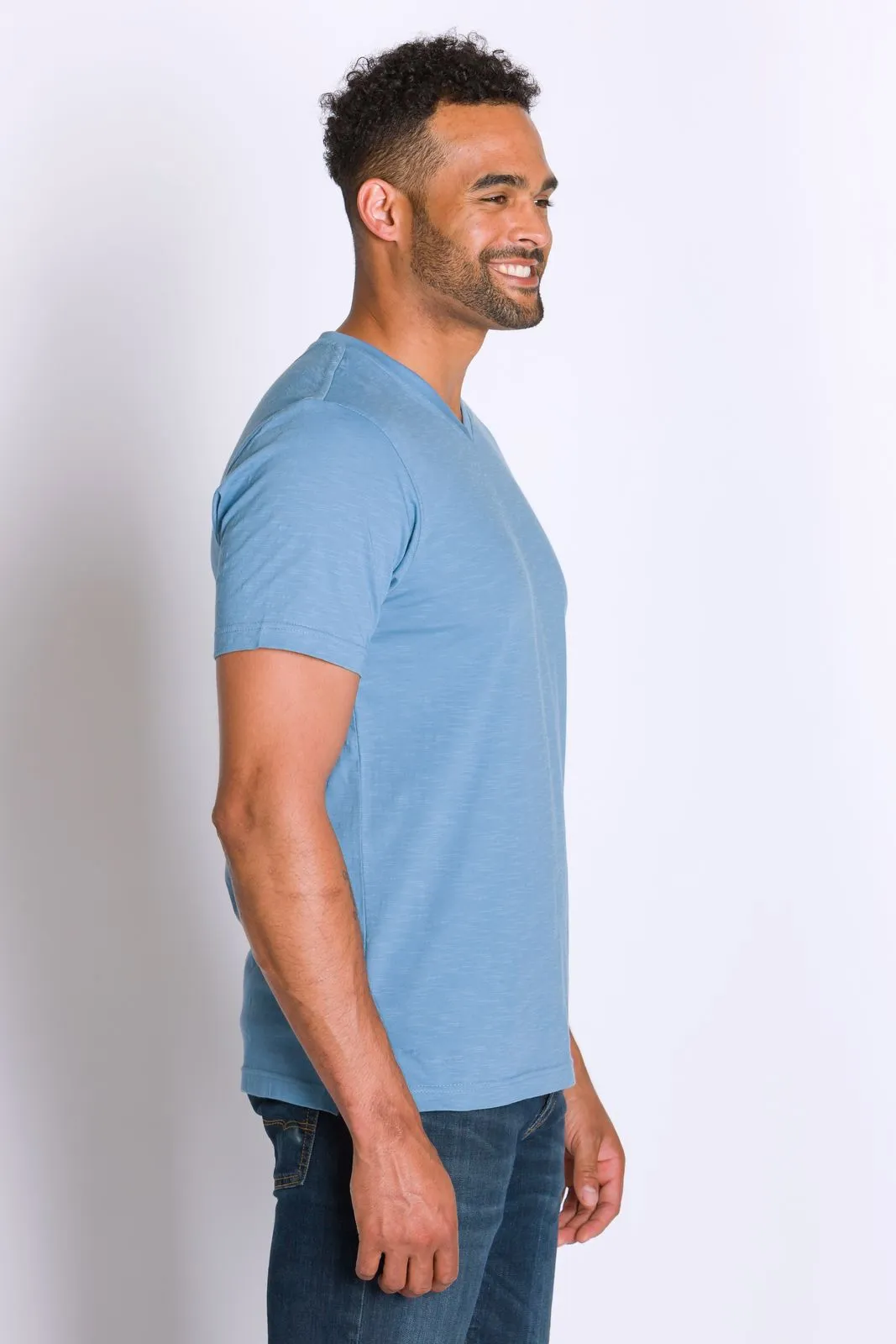 Jamie | Men's Cotton Slub Short Sleeve Top