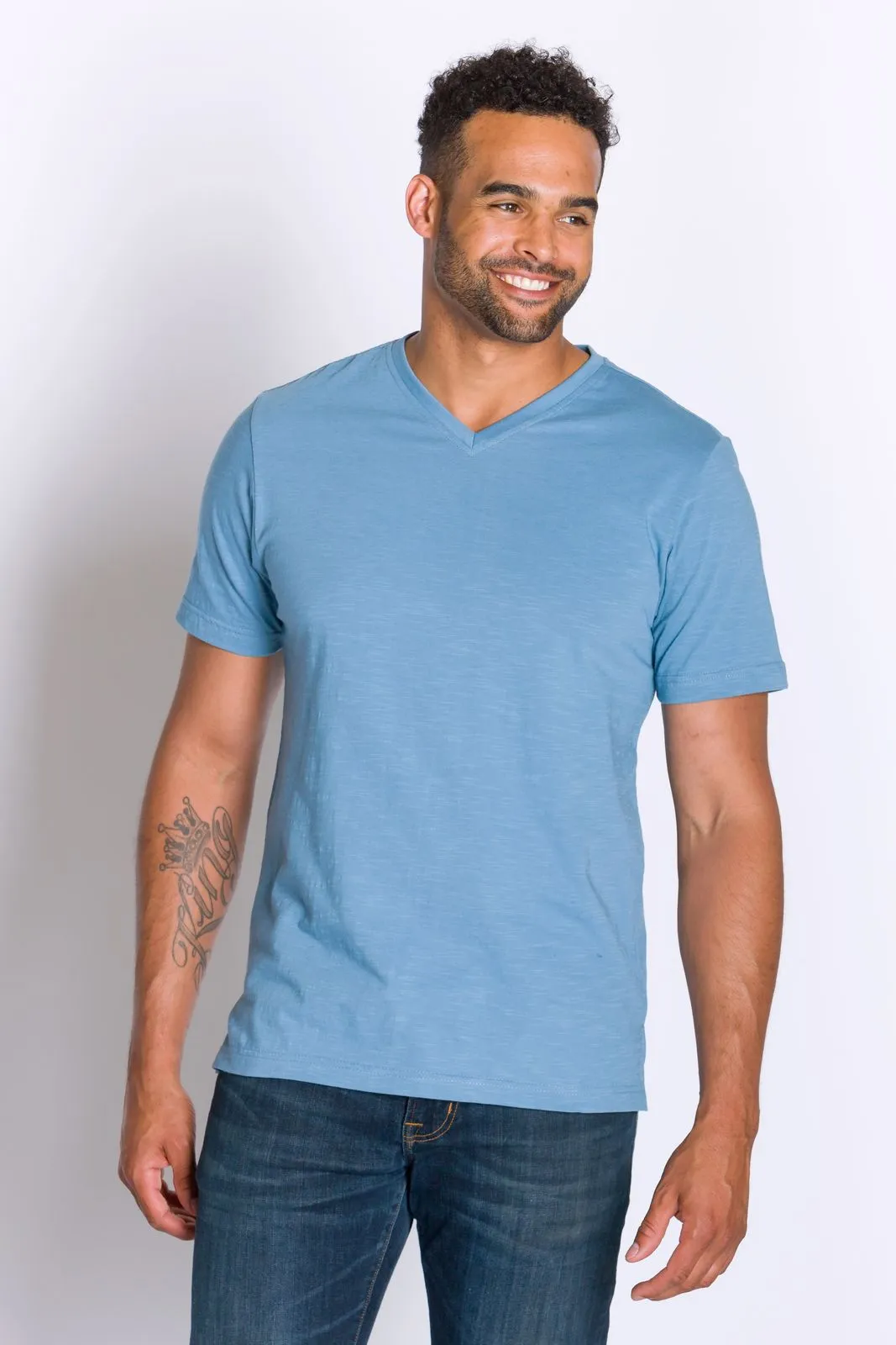 Jamie | Men's Cotton Slub Short Sleeve Top