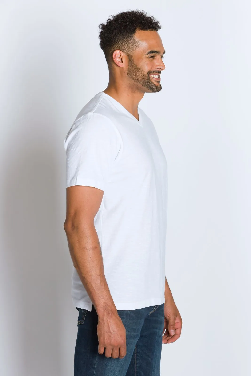 Jamie | Men's Cotton Slub Short Sleeve Top
