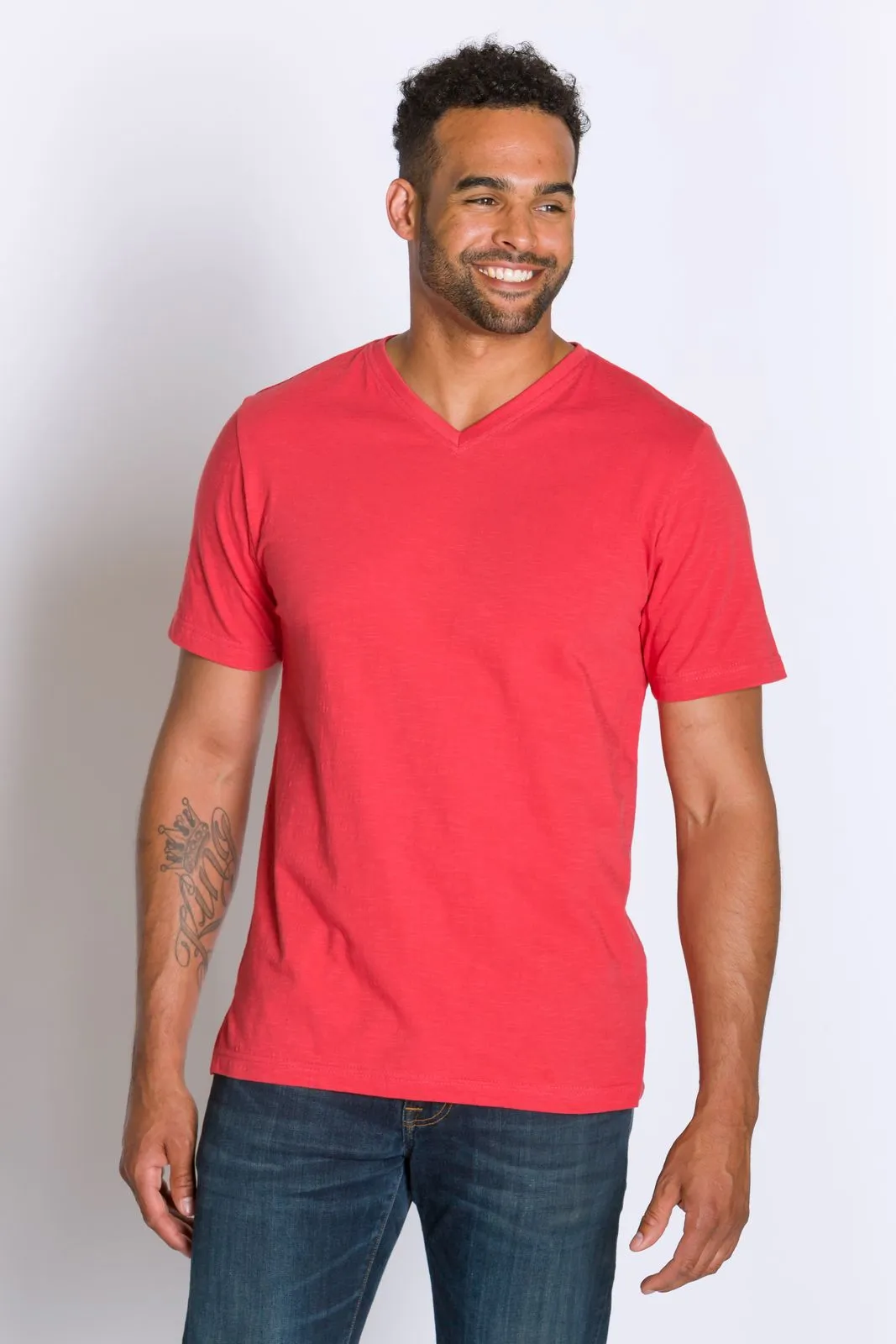 Jamie | Men's Cotton Slub Short Sleeve Top