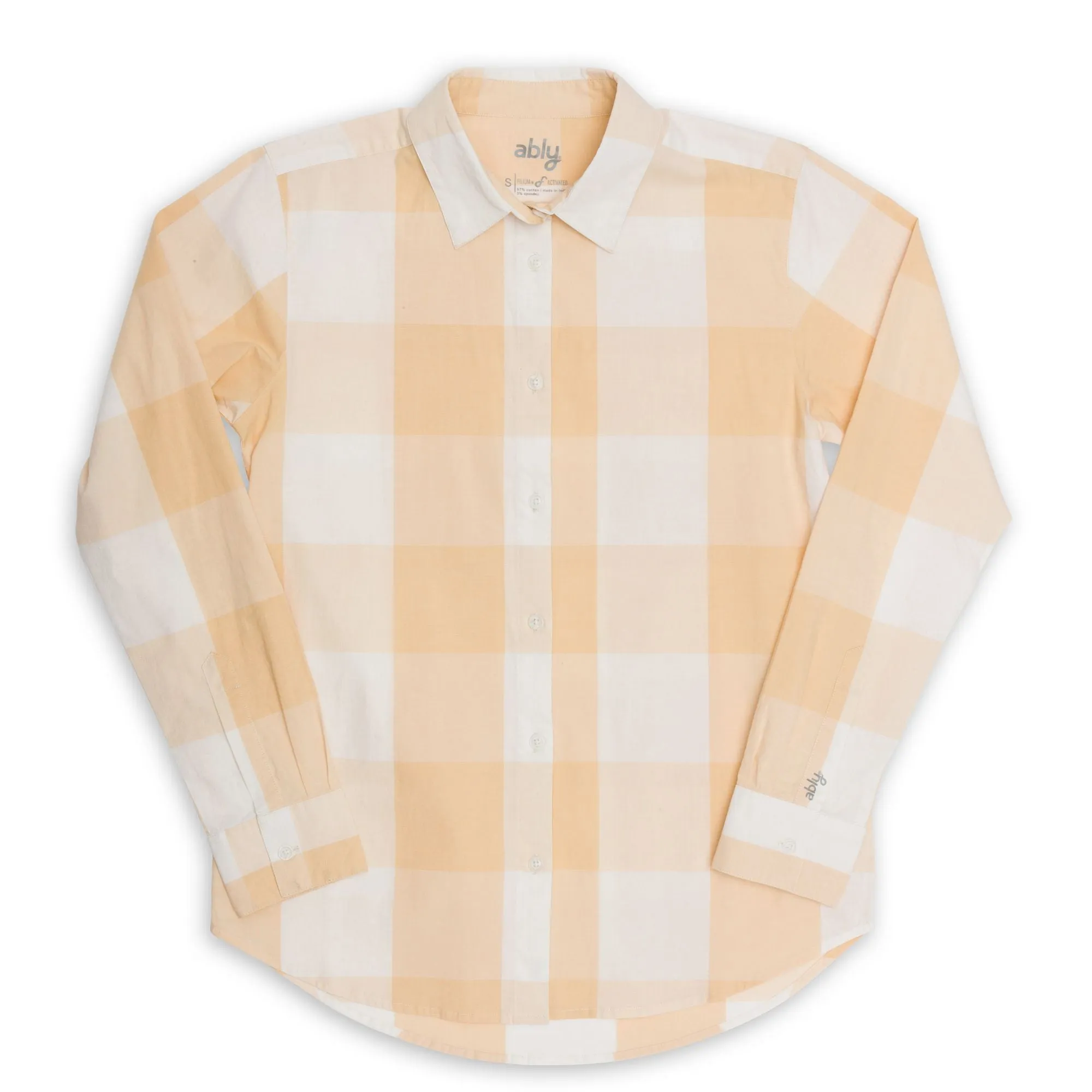 Julie | Women's Long Sleeve Plaid Button Up Shirt