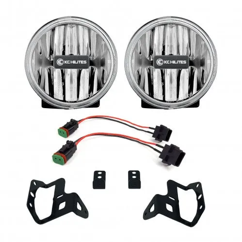 KC Hilites Gravity® LED G4 Fog Lights - Jeep JL/Gladiator - Sport-S-Altitude Bumper