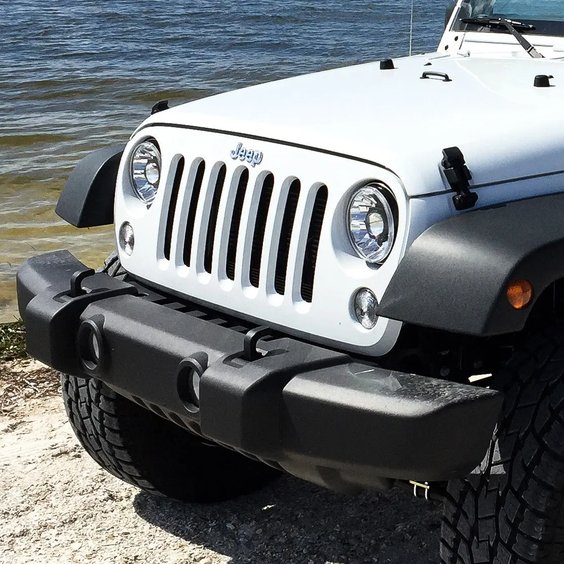 KC Hilites Gravity® LED Pro 7" Headlight DOT Pair Pack System - 2007-2018 Jeep JK
