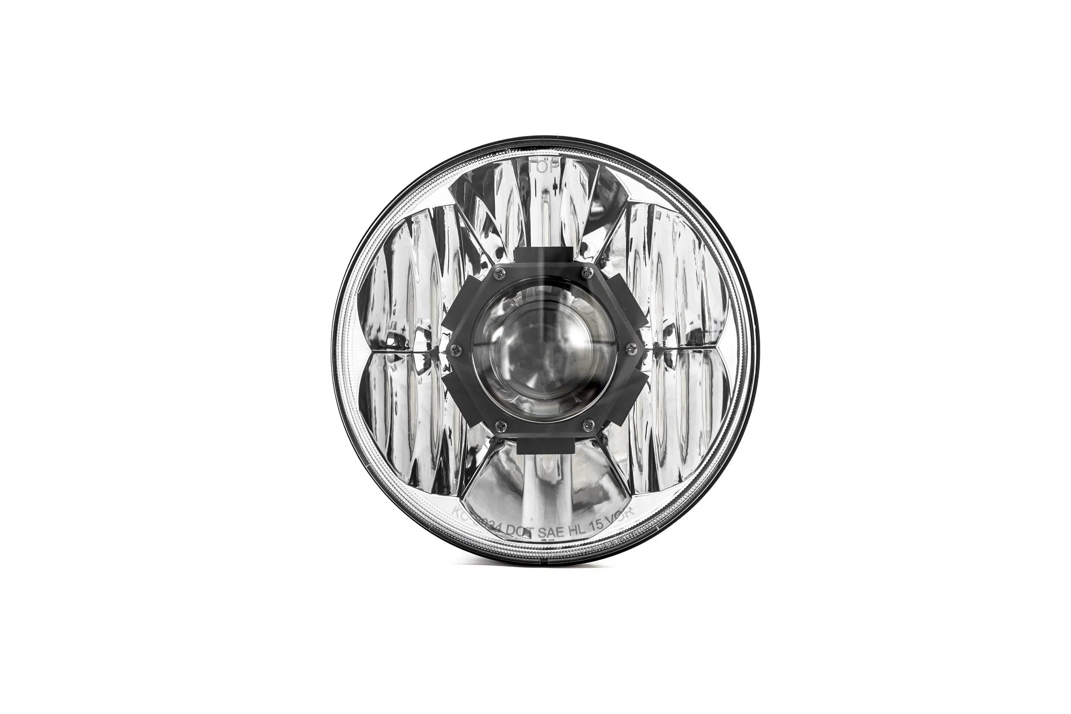 KC Hilites Gravity® LED Pro 7" Headlight DOT Pair Pack System - 2007-2018 Jeep JK