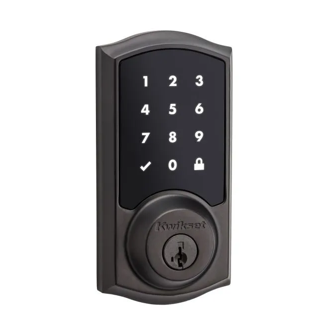 Kwikset 915TRL  Traditional Smartcode Touchpad Electronic Deadbolt SmartKey with RCAL Latch and RCS Strike