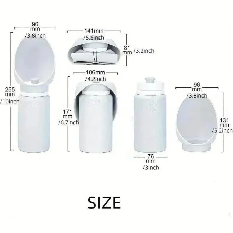 Leak-Proof Dog Water Bottle - Foldable Silicone Dispenser