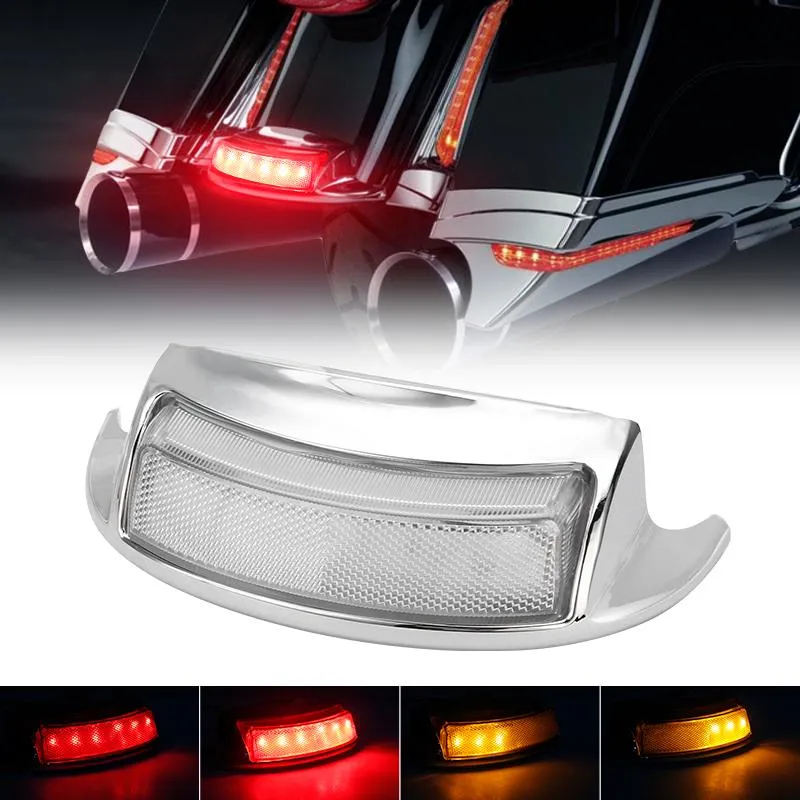LED Front & Rear Amber Fender Tip Tail Light For 2009  Harley Davidson