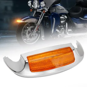 LED Front & Rear Amber Fender Tip Tail Light For 2009  Harley Davidson