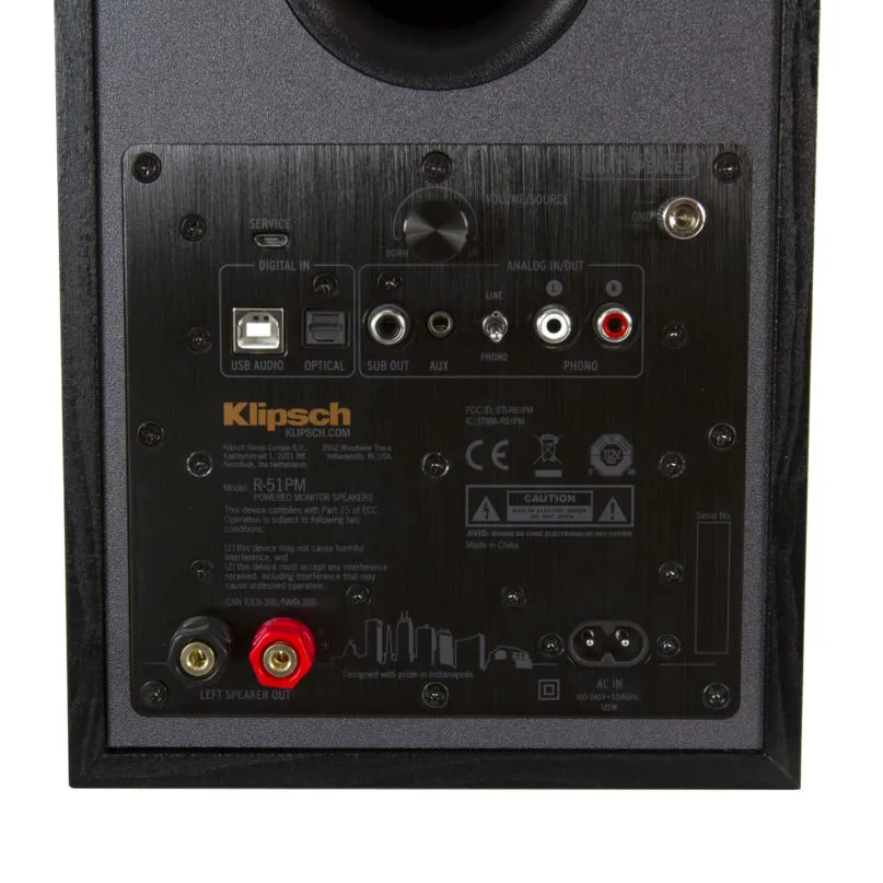 Lentyninės aktyvios garso kolonėlės Klipsch R-51PM, 140W