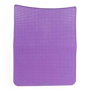 Messy Cats - Silicone Litter Mat with Graduated Spikes, 18" x 14"