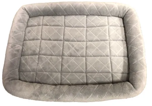Midwest 22 IN. QUIET TIME BED - DELUXE DIAMOND STITCH- GRAY