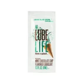 Mint Chocolate Chip Flavored Lubricant Sample
