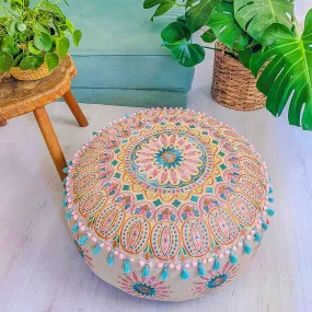 Moroccan Comfy Pet Bed Cushion Round