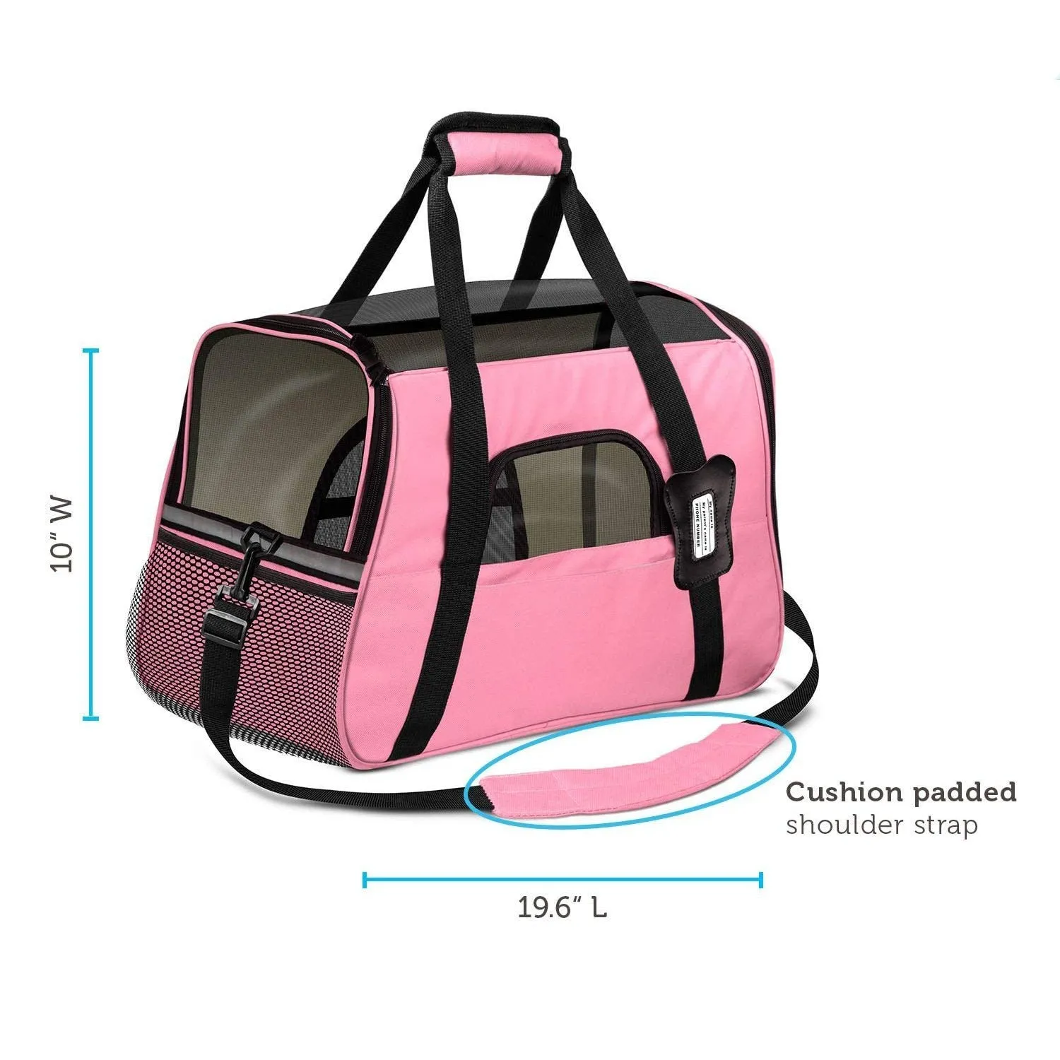 Paws & Pals Airline Approved Soft Sided Pet Carrier