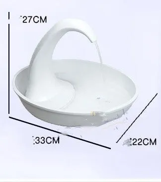 Pet Drinking Fountain Cat Feeding Water Flowing Fountain / Fuente de agua para mascotas Fuente de agua corriente para gatos