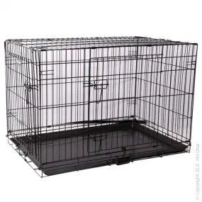 Pet One Collapsible Dog Crate Cage D42 107lx70wx75h *click & Collect Or Local Delivery Only*
