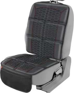 Pet Seat Covers x 2 Non-Slip Silicone Protector - Set Of 2 - Black