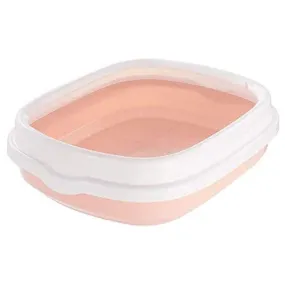 Pets Empire Cat Litter Box (Pink/White)