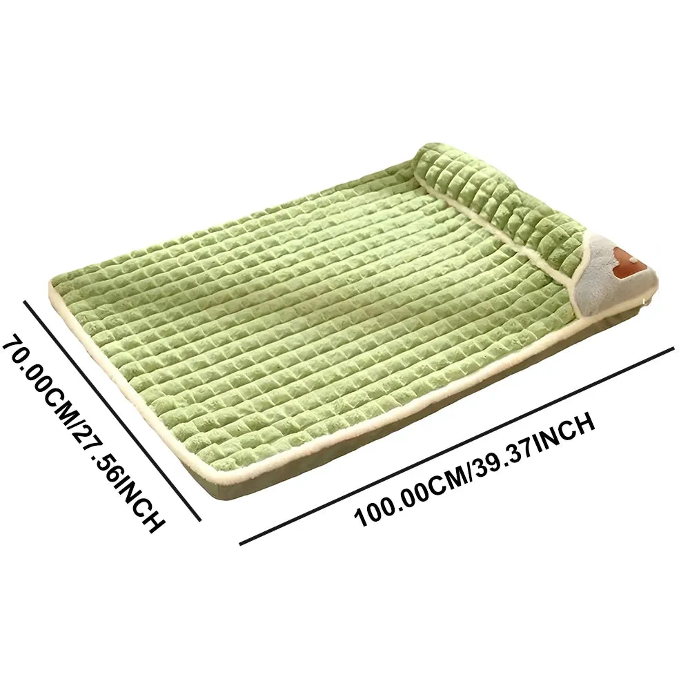 Podofo All-Season Comfort Pet Bed with Removable Washable Mat