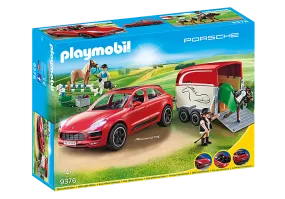 Porsche  - Macan GTS sports car with trailer 9376
