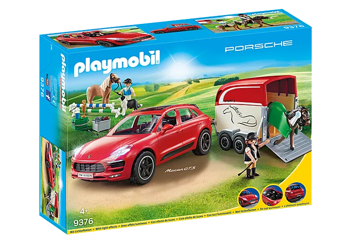 Porsche  - Macan GTS sports car with trailer 9376