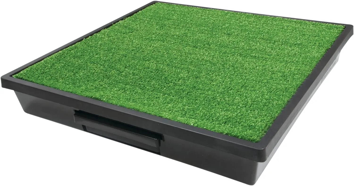 Portable Dog Potty: Small, Grass Mat
