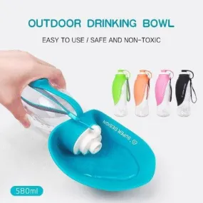 Portable Soft Silicone Dog Water Bottle