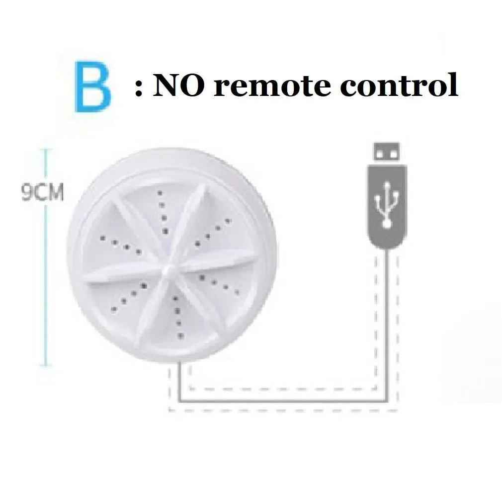 Portable USB Electric Ultrasonic Washing Machine