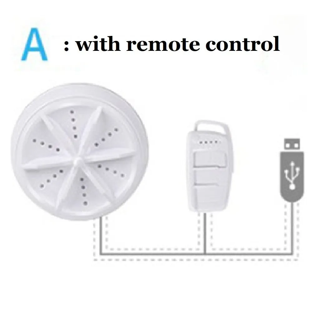 Portable USB Electric Ultrasonic Washing Machine
