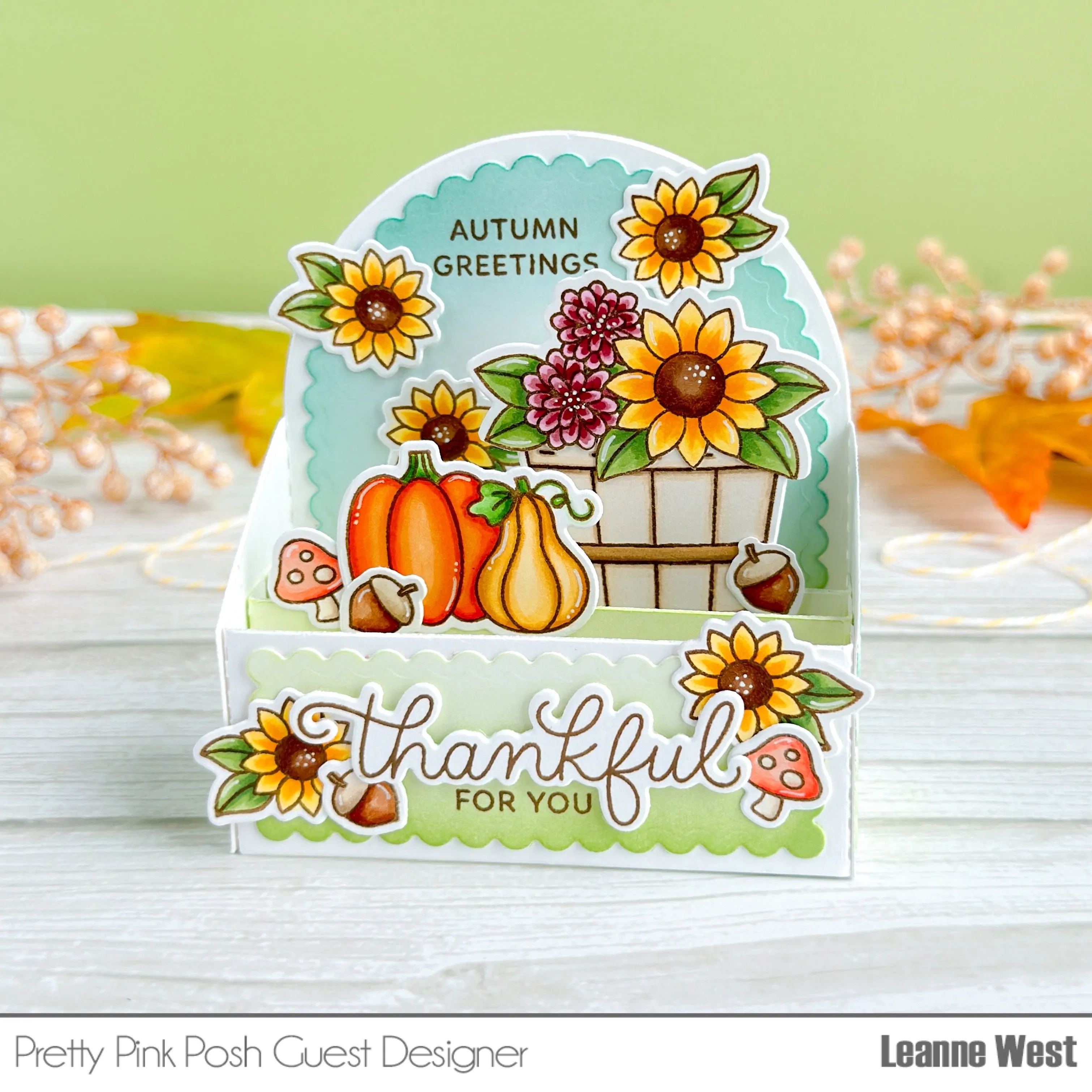 PRETTY PINK POSH:  Fall Harvest | Stamp & Die Bundle