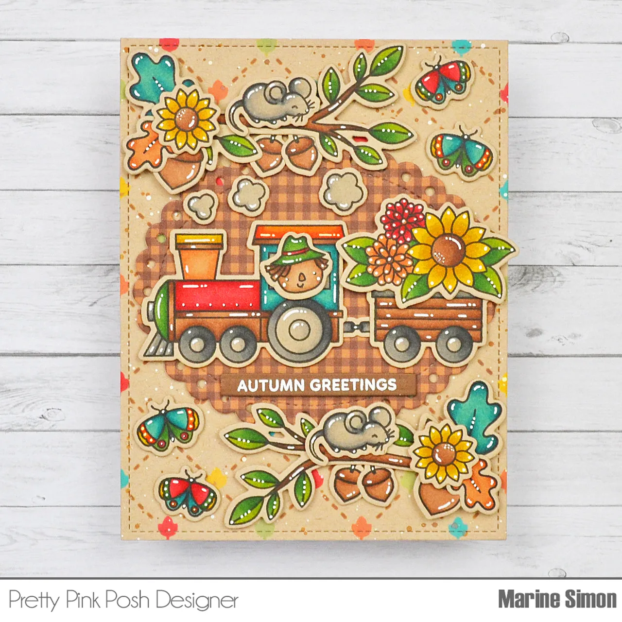 PRETTY PINK POSH:  Fall Harvest | Stamp & Die Bundle