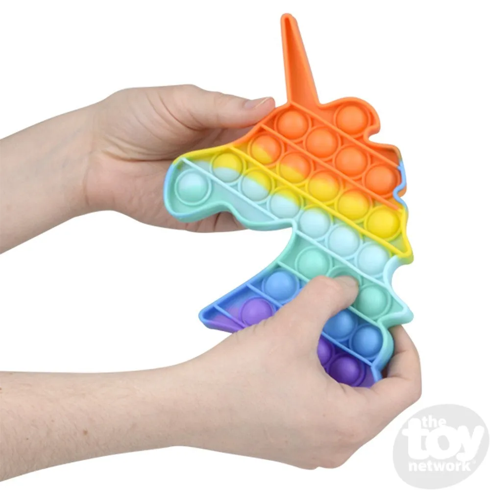 Rainbow Bubble Poppers 6-8.25" 6-8.25" Stress Reliever, Bubble Popping - Random Style Pick (1 Pcs)
