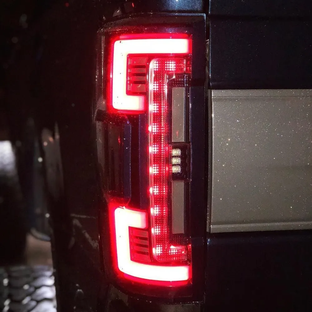 RECON - LED Tail Lights - Dark Red/Smoked Lens - 2017-2019 Super Duty