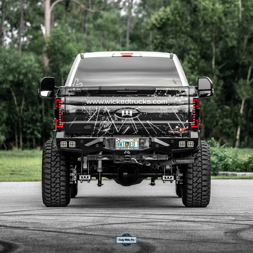 RECON - LED Tail Lights - Dark Red/Smoked Lens - 2017-2019 Super Duty