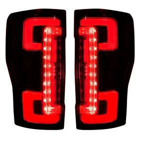 RECON - LED Tail Lights - Dark Red/Smoked Lens - 2017-2019 Super Duty