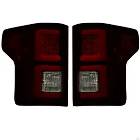 RECON - LED Tail Lights - Red/Smoked Lens - 2018-2020 F150