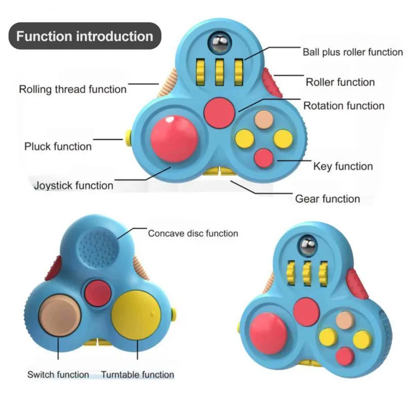 Rotating Magic Bean Fidget Spinner Adult Antistress Fidget Toy