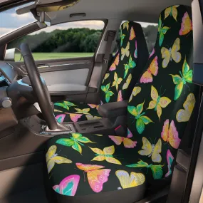Seat Covers for Cars, Butterfly Boho Car Seat Cover, Hippie Car Accessories for Women, Colorful Bohemian Universal Vehicle Seat Protector