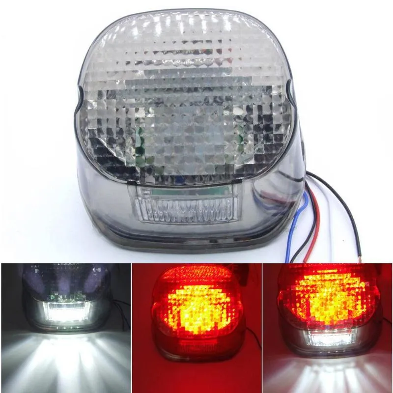 Smoke Lens LED Tail light with License Plate Lamp