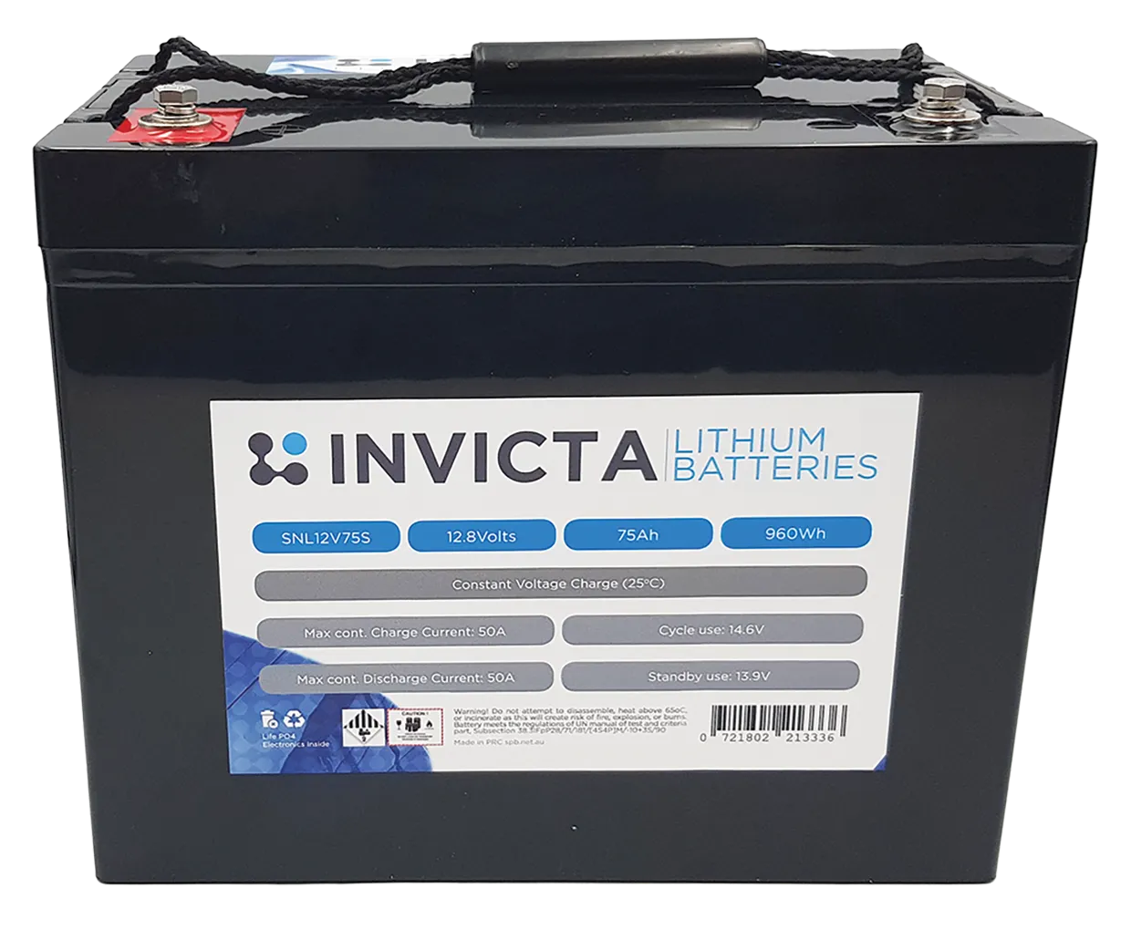 SNL12V75S Invicta Lithium